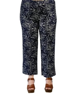 La Cera™ Plus Size La Cera Lucerne Floral Cropped Pant