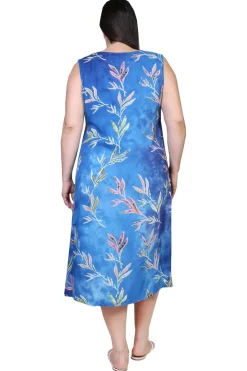 La Cera™ Plus Size La Cera Sleeveless V-Neck Dress