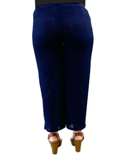 La Cera™ Plus Size La Cera Solid Cropped Pant