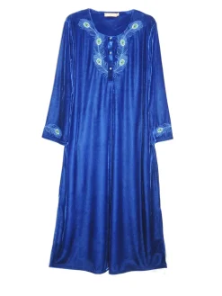 La Cera™ Plus Size La Cera Velour Gown