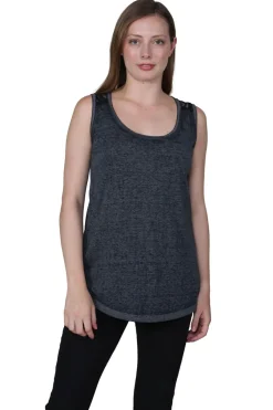 La Cera™ Plus Size Soft & Supple Sleeveless Knit Top