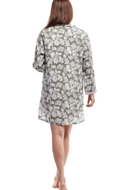 La Cera™ Rayon Floral Chemise