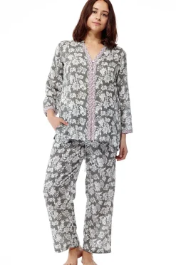 La Cera™ Rayon Floral Pajamas