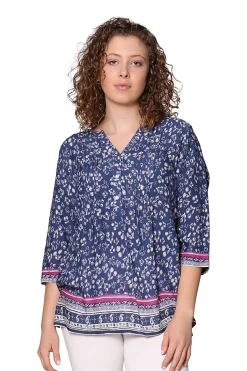 La Cera™ Rayon Print Tunic