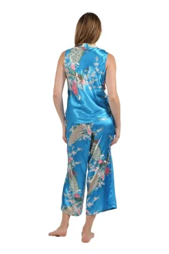 La Cera™ Satin Floral Lounge Set