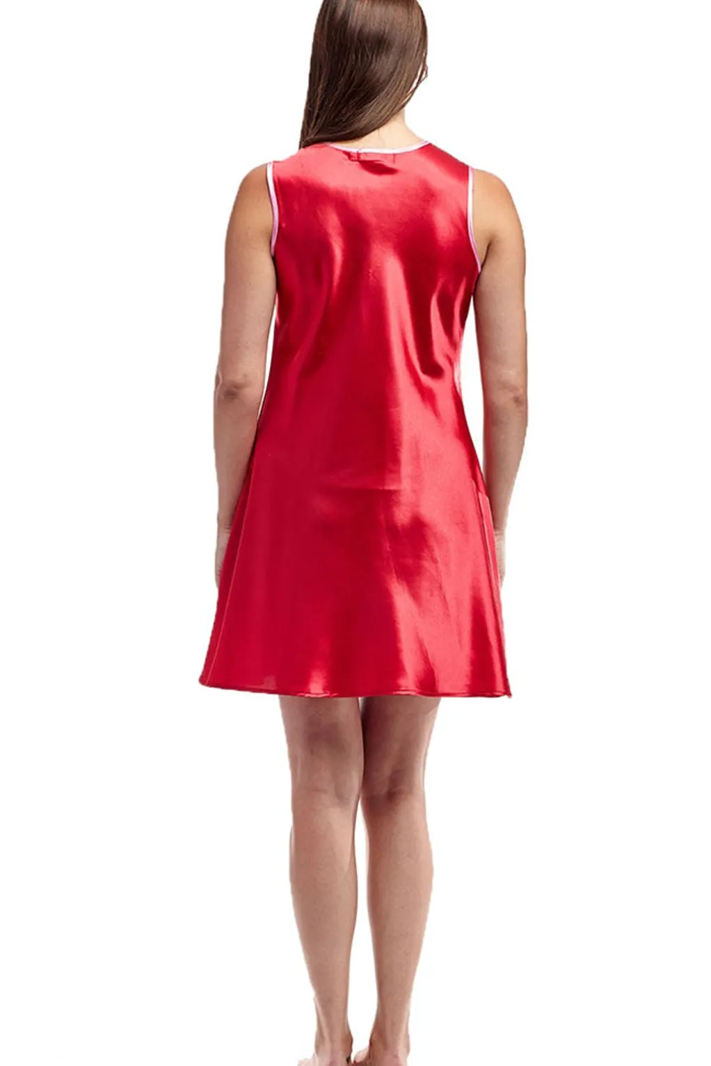 La Cera™ Satin Plus Size Chemise