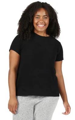 La Cera™ The Comfort Collection Cap Sleeve Plus Size Tee