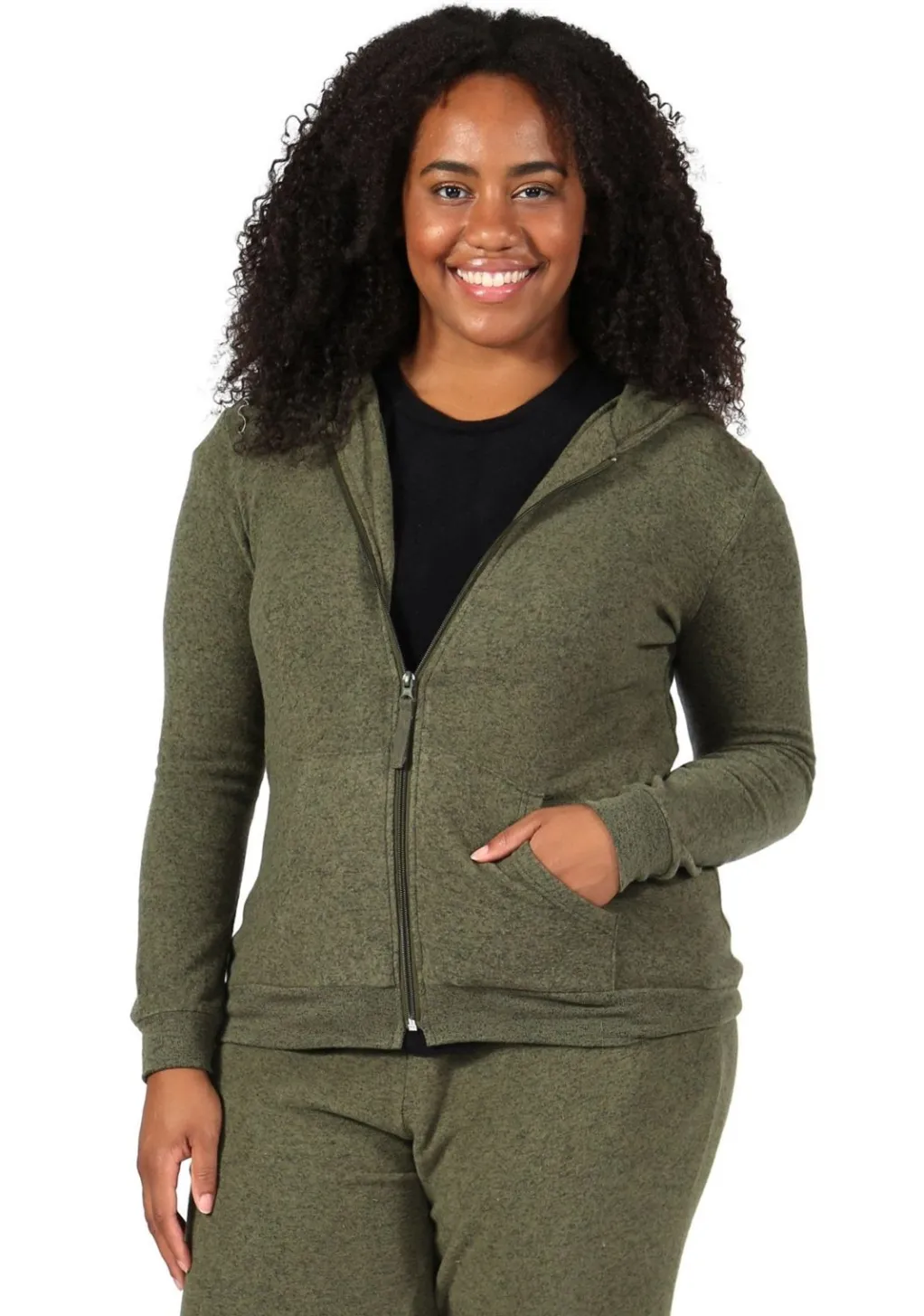 La Cera™ The Comfort Collection Plus Size Zip