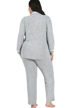 La Cera™ The Comfort Collection Plus Size Tailored Pj Set