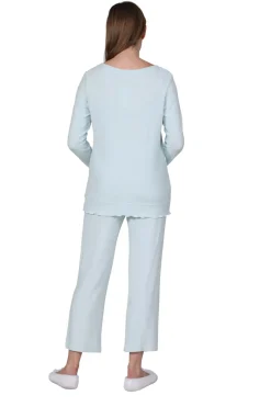 La Cera™ The Comfort Collection Snap Pj Set