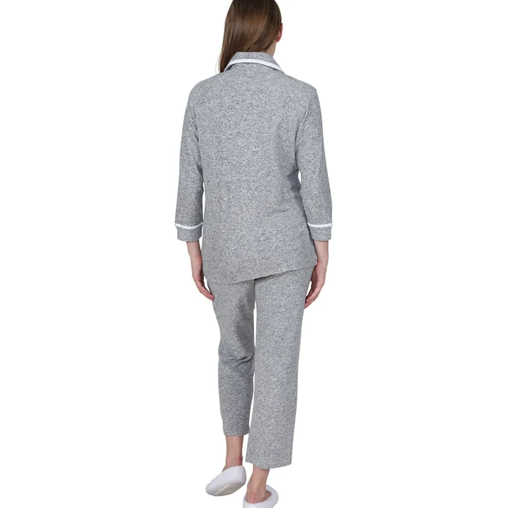 La Cera™ The Comfort Collection Tailored Pj Set