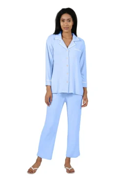 La Cera™ The Comfort Collection Tailored Pj Set