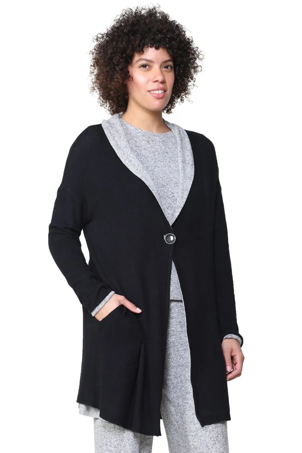 La Cera™ The Reversible Cozy Coat - Plus Size