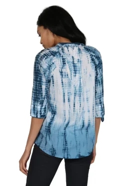 La Cera™ Tie Dye Pleated Tunic