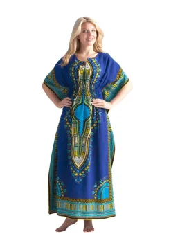 La Cera™ Tribal Print Caftan