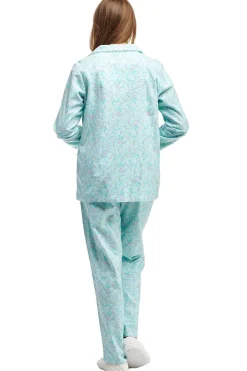 La Cera™ Wispy Floral Flannel Pajama Set